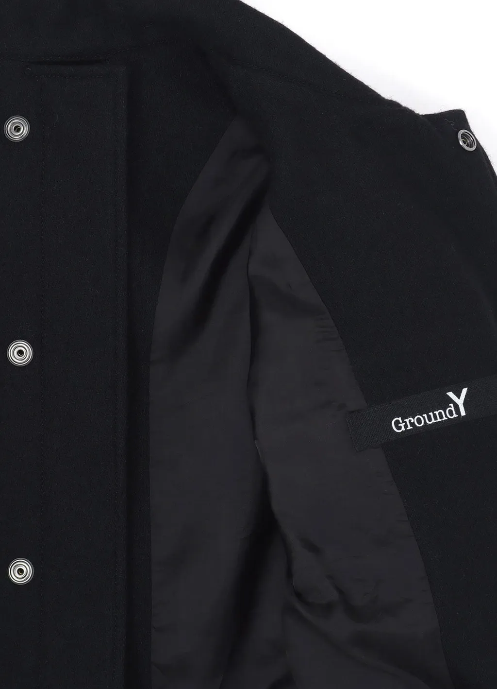 Flannel+Double Face Goat Leather Short Jacket Back Extra Material