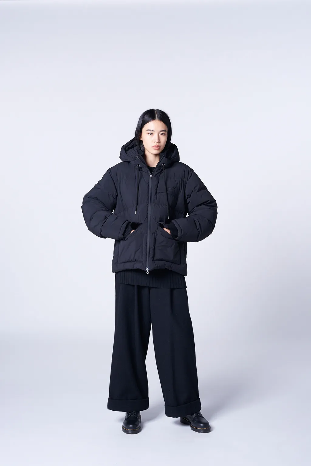 Salt Shrink Typewriter Down Jacket