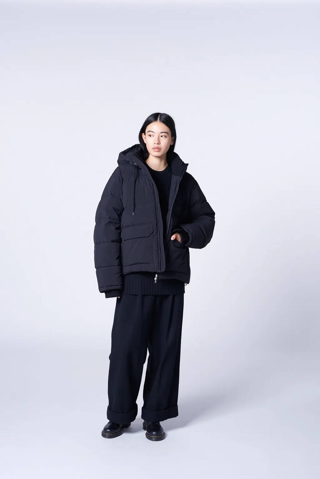 Salt Shrink Typewriter Down Jacket