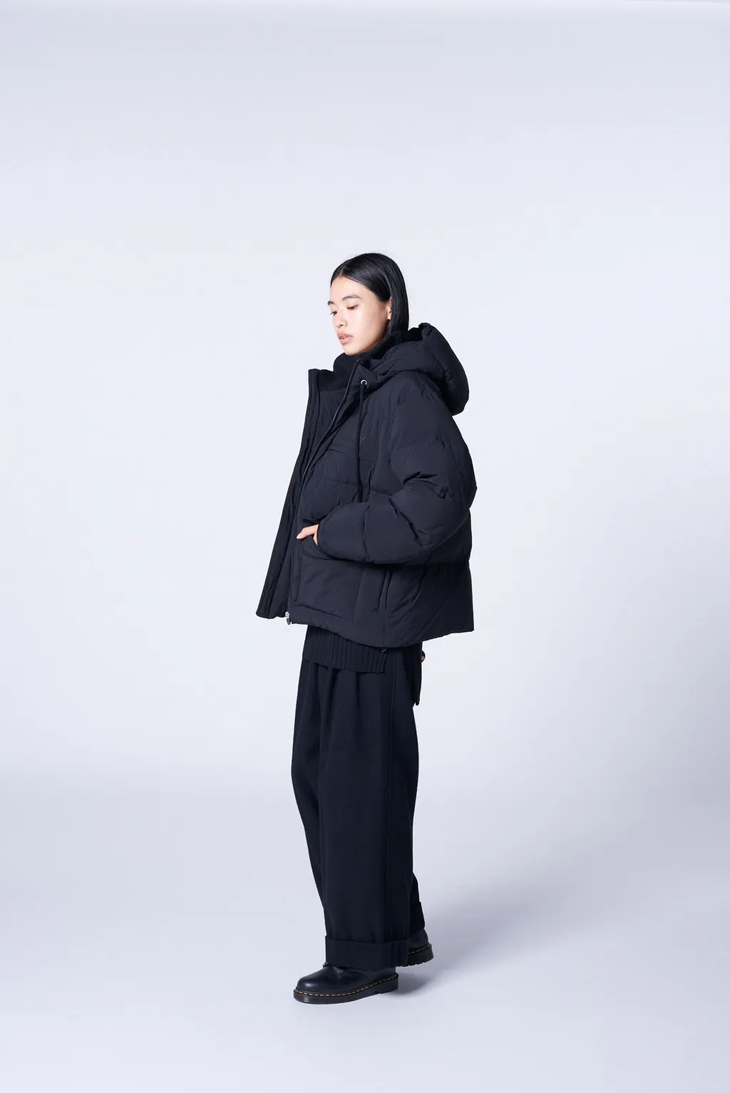 Salt Shrink Typewriter Down Jacket