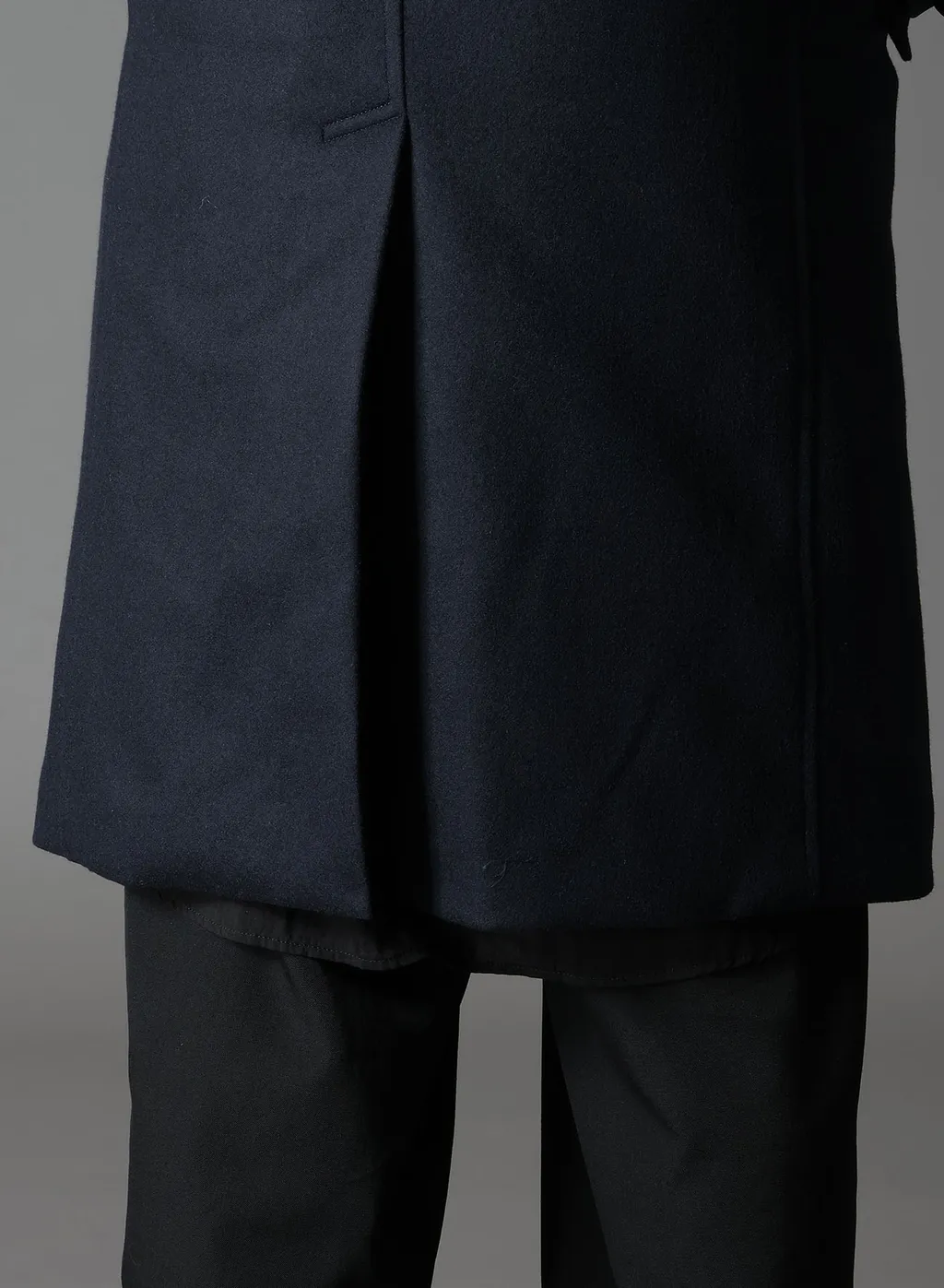 Top Dyed Light Flannel+ Nylon Twill Long Jacket Ma-1 Sleeve