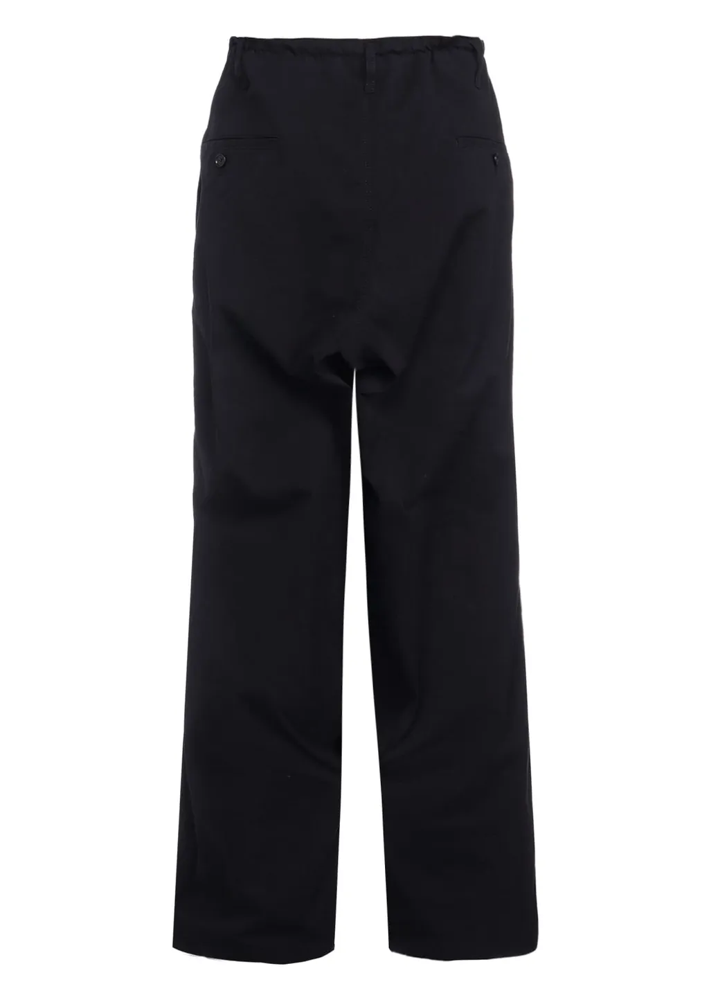 Cotton/Nylon Oxford String Pants With Fulled Wool Gauze Pockets