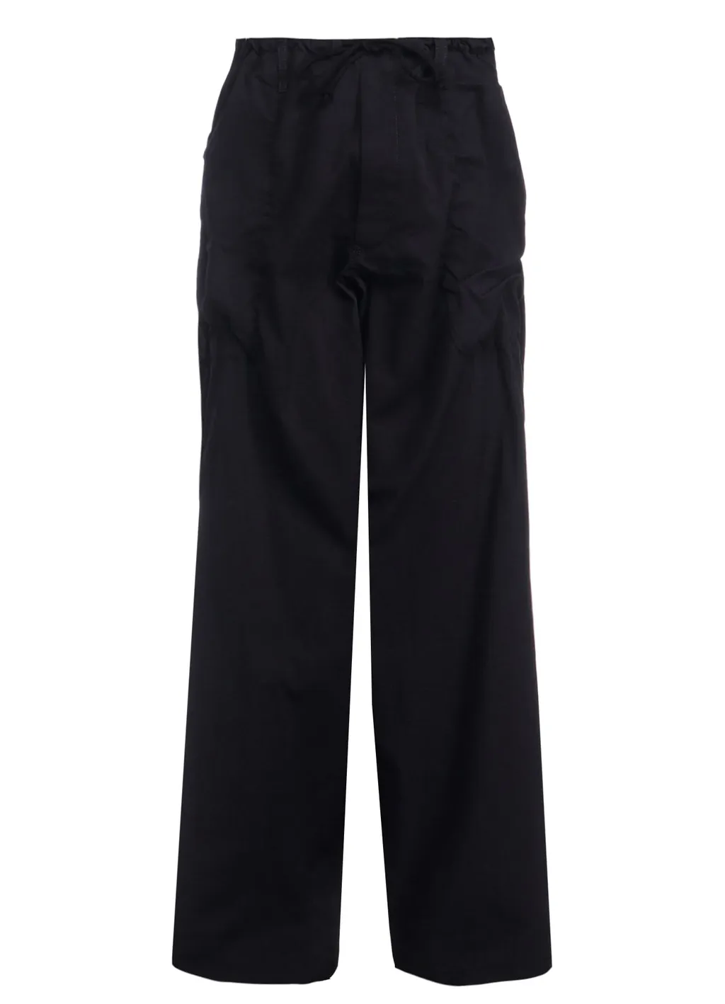 Cotton/Nylon Oxford String Pants With Fulled Wool Gauze Pockets