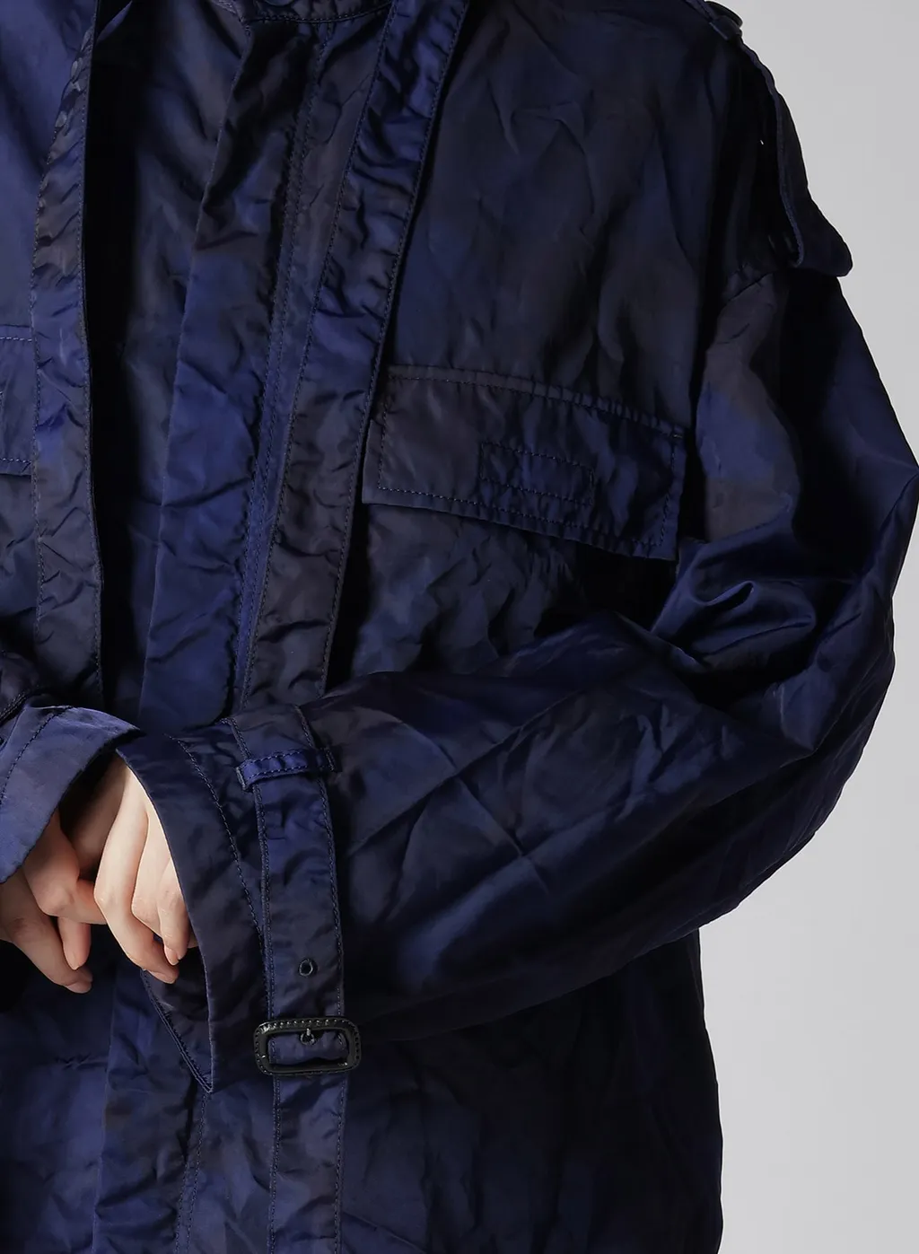 Speck Dyed Nylon Cross Military Dress Shirt