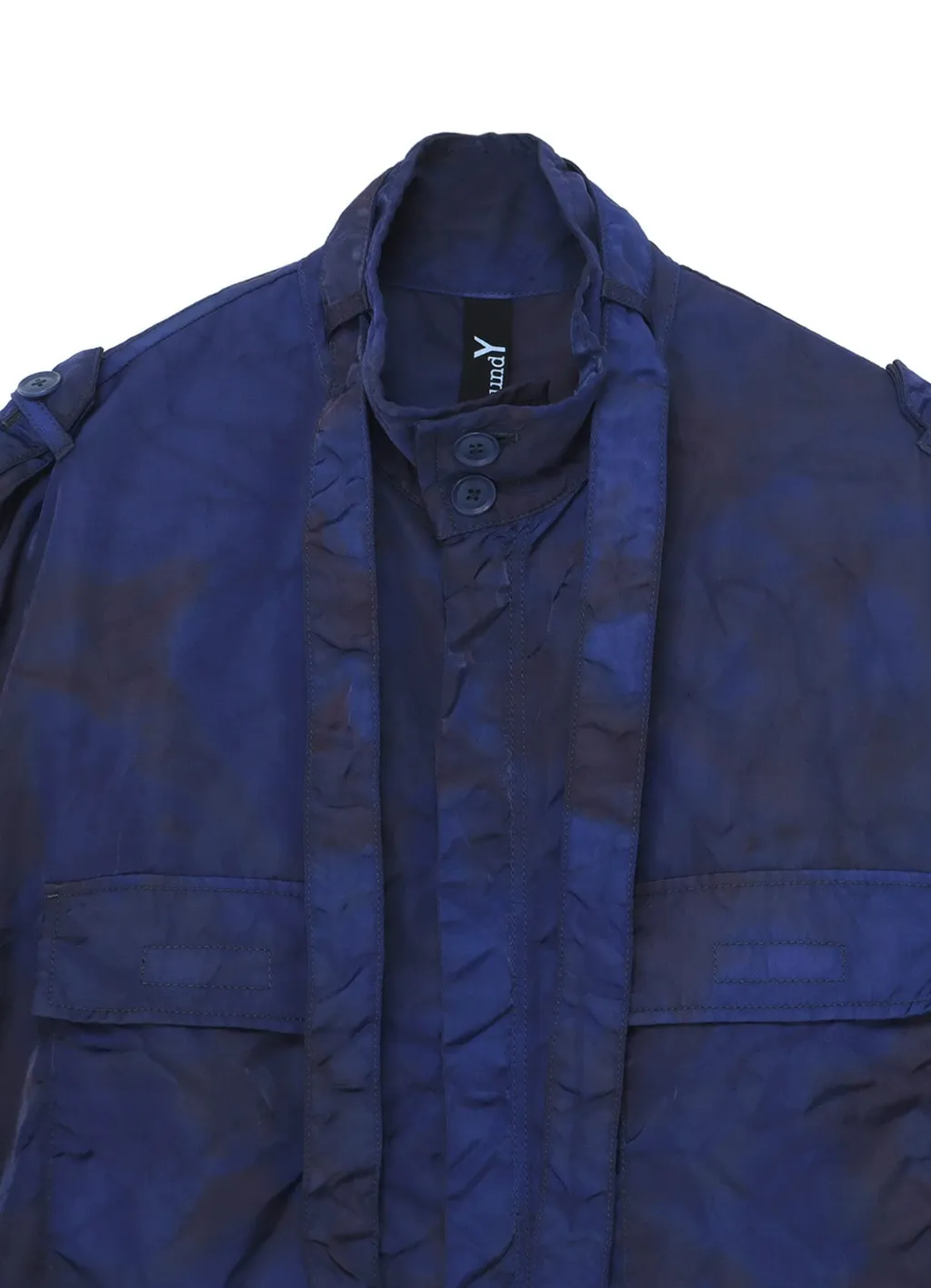 Speck Dyed Nylon Cross Military Dress Shirt