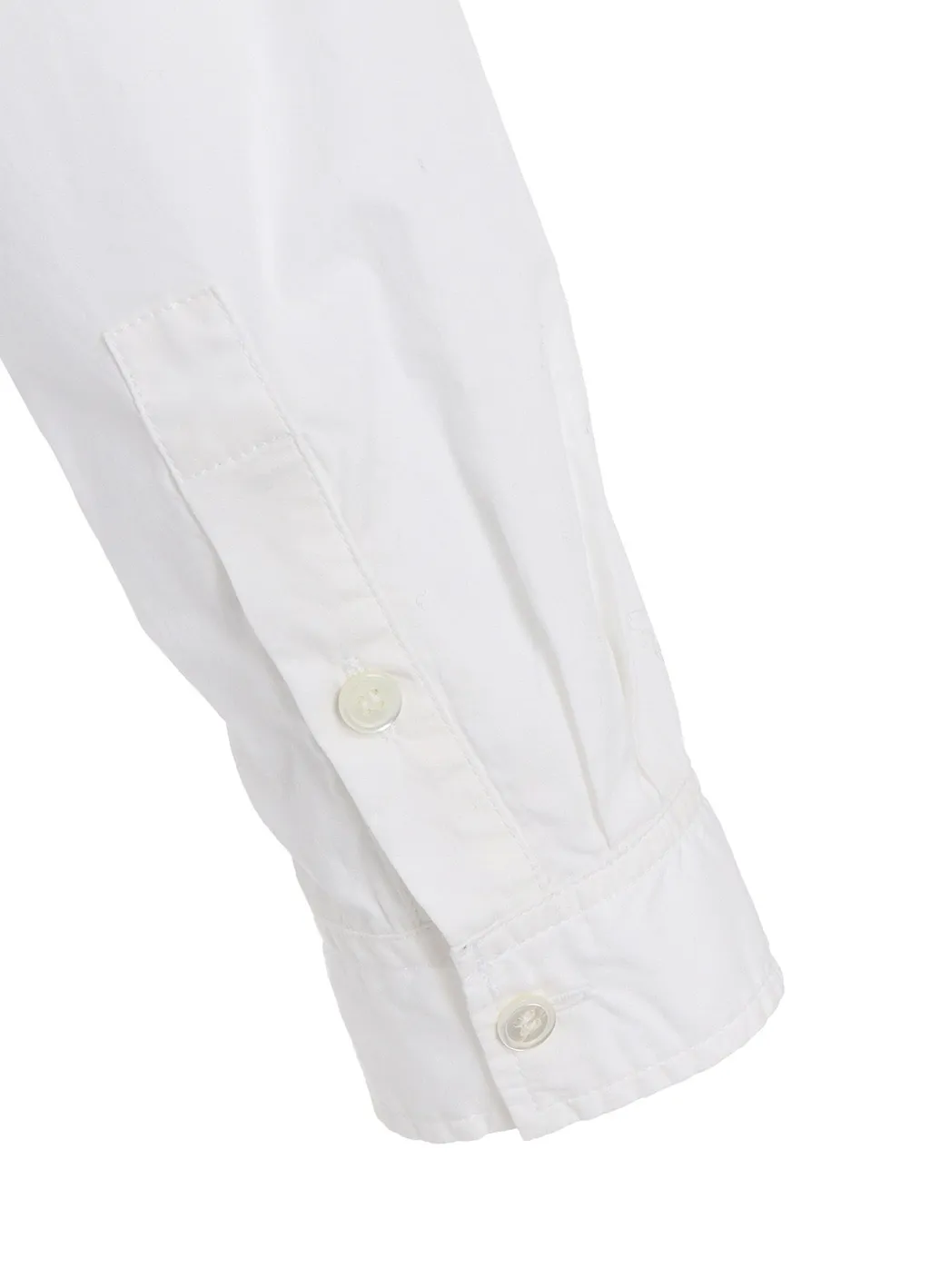 Cotton Broad + Stripe Switching Long Sleeve Shirts