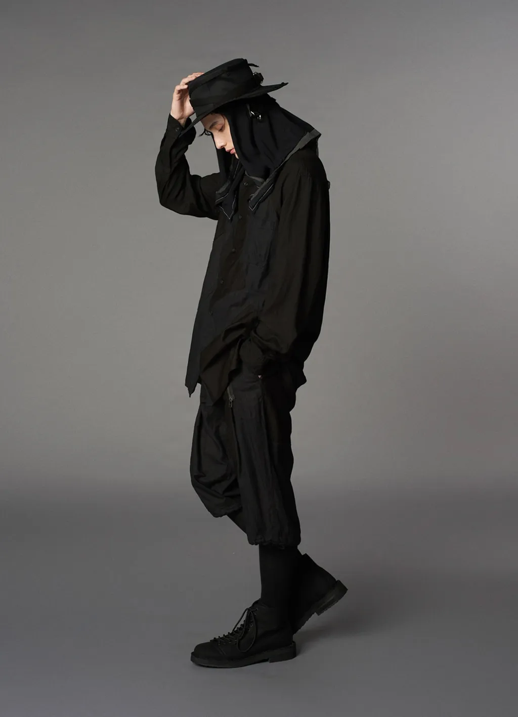 Cubism Patchwork Product Dyed Adjustable Zip Pants