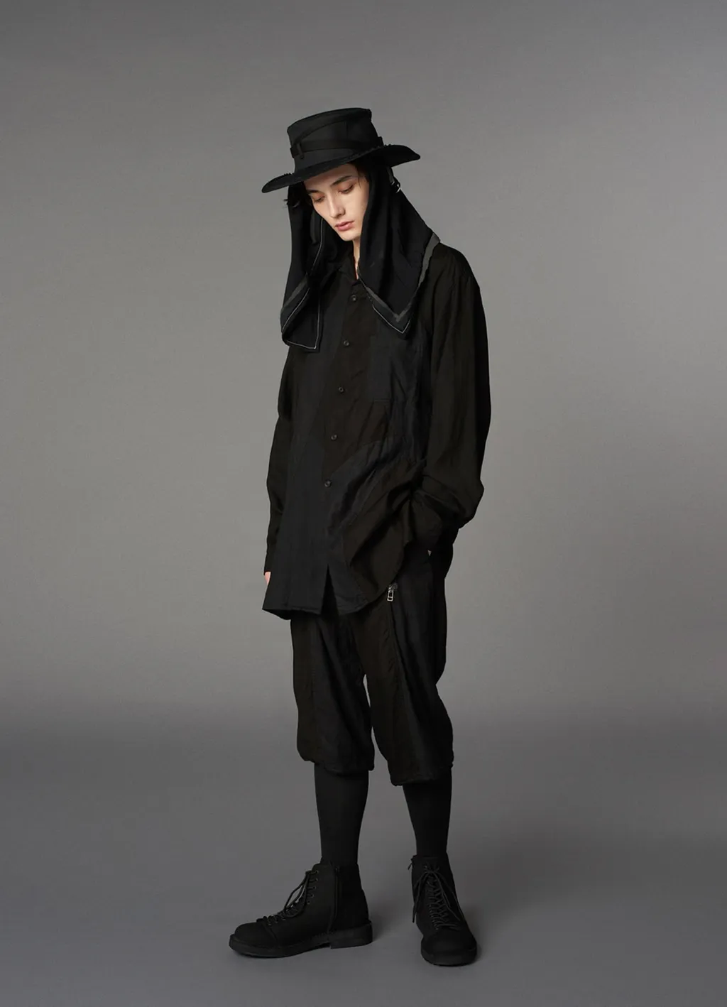 Cubism Patchwork Product Dyed Adjustable Zip Pants