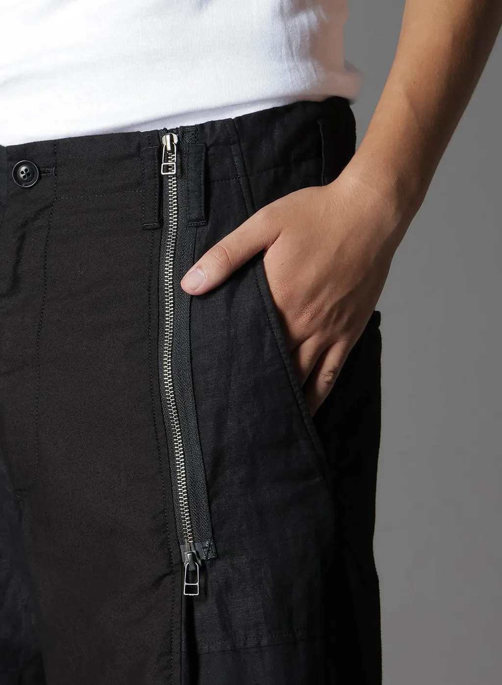 Cubism Patchwork Product Dyed Adjustable Zip Pants