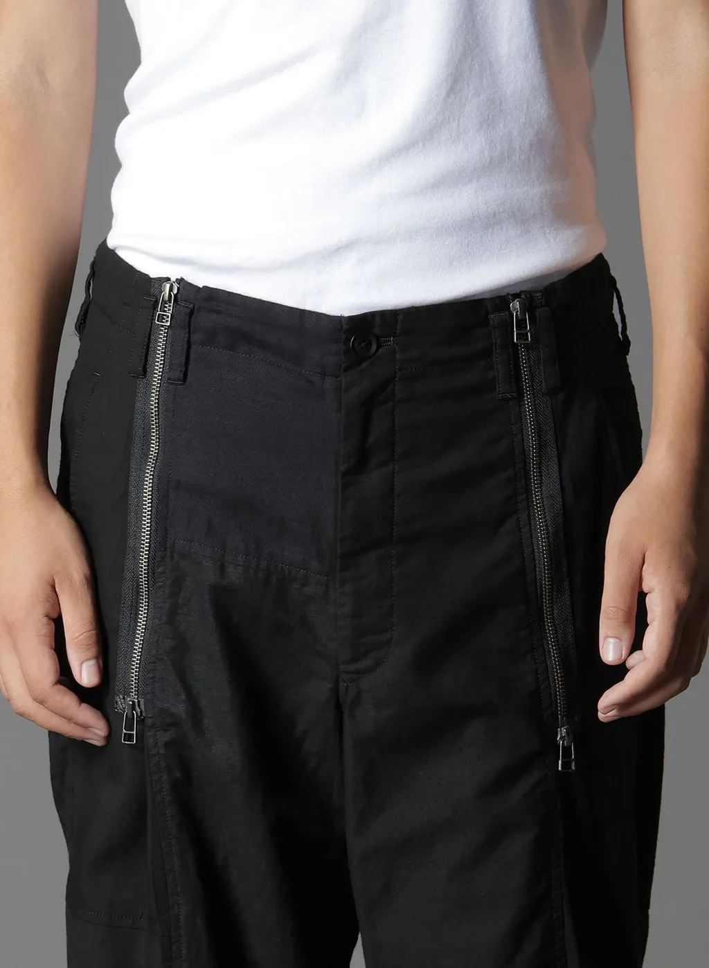 Cubism Patchwork Product Dyed Adjustable Zip Pants