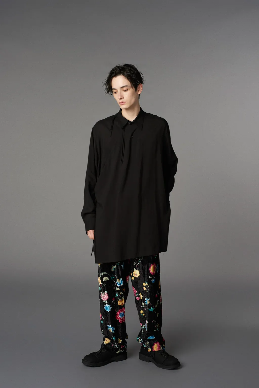 Cellulose Lawn Cheongsam Shirt