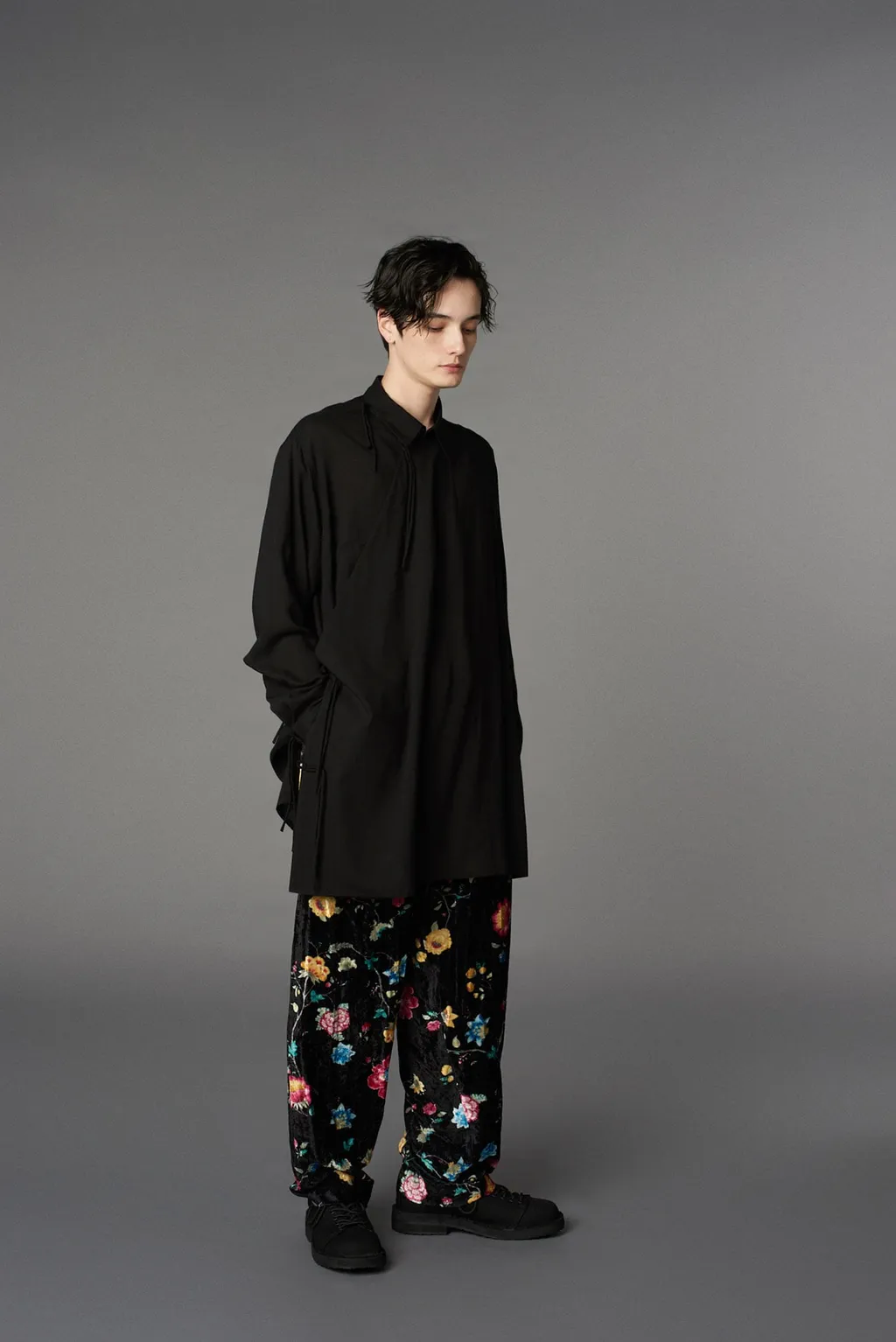 Cellulose Lawn Cheongsam Shirt