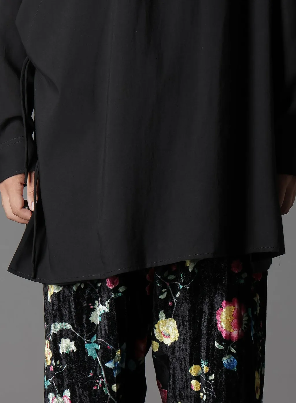 Cellulose Lawn Cheongsam Shirt