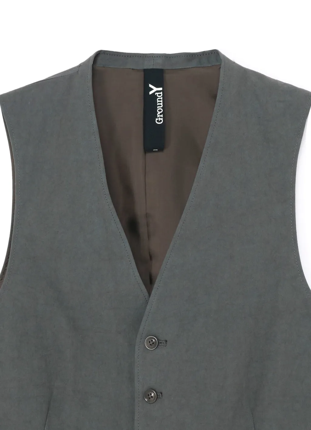 Cotton Zaza Cross Wa Zipper Pocket Vest