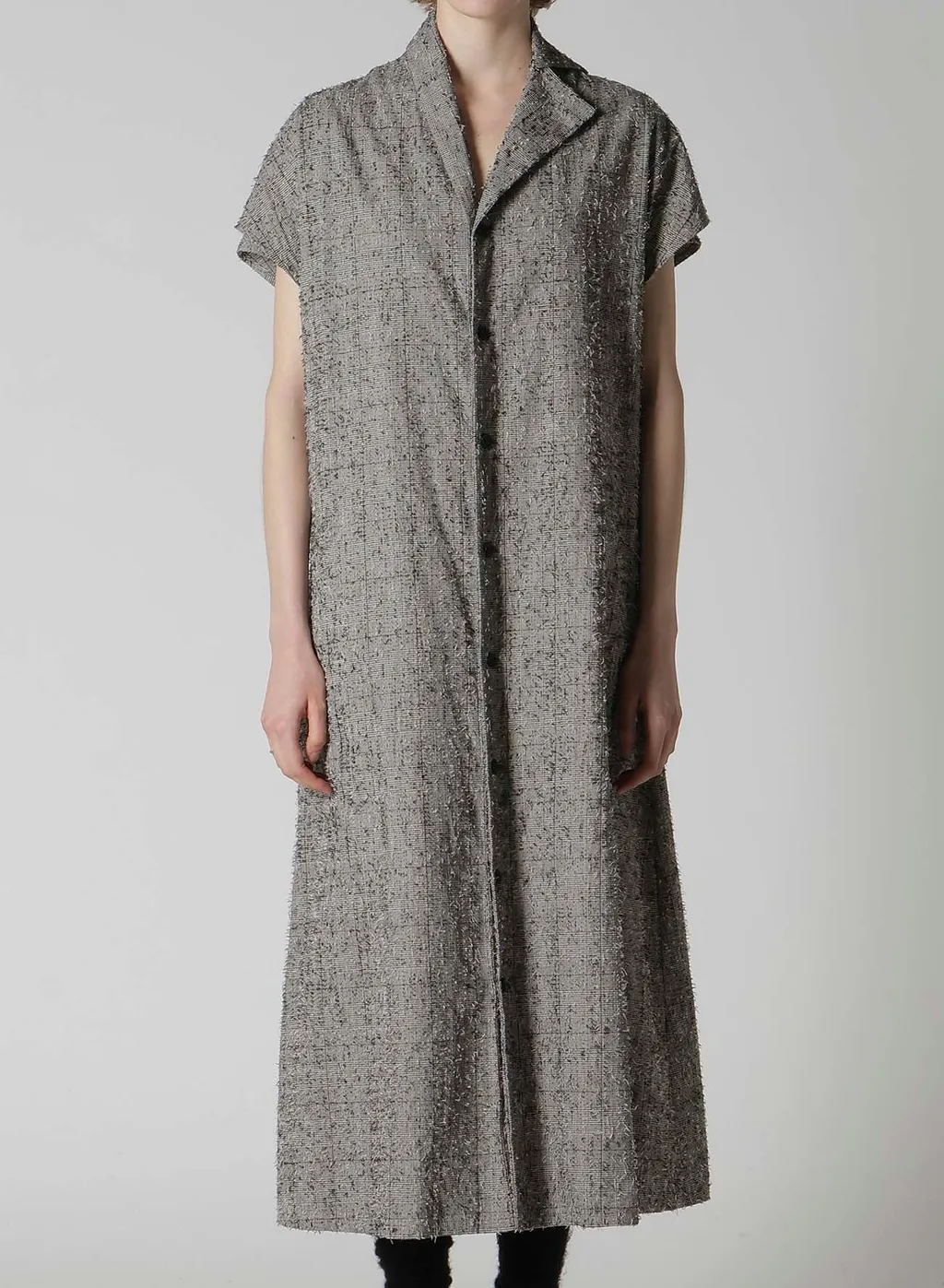 Needle-Punched French Sleeve Dress