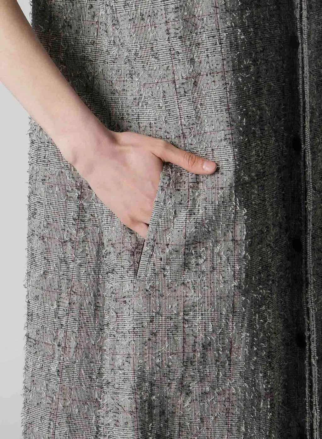 Needle-Punched French Sleeve Dress