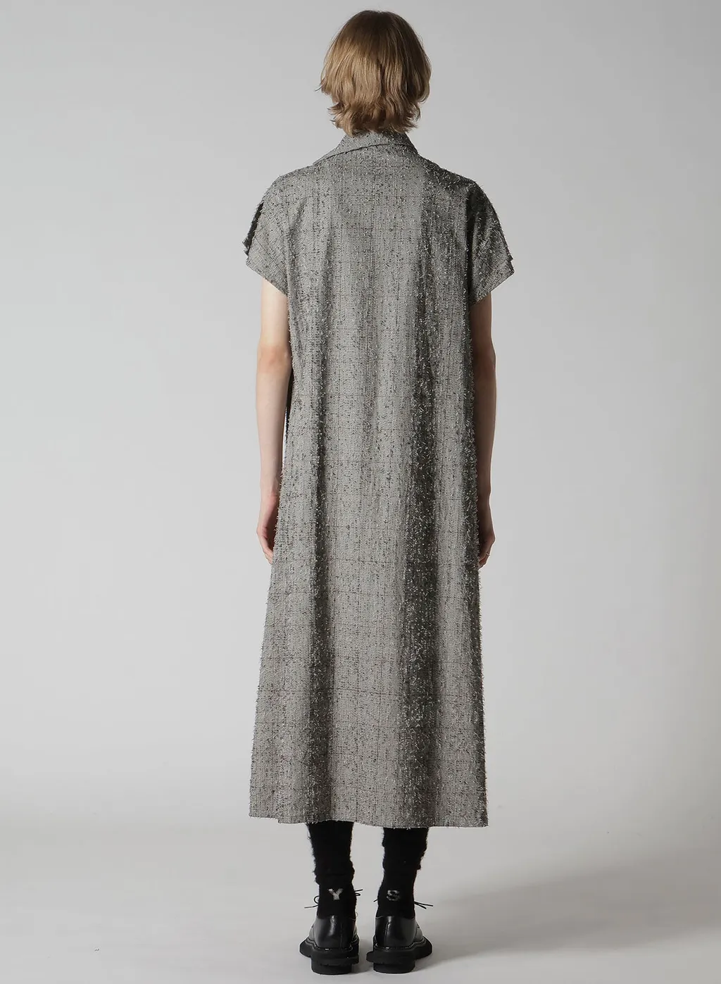 Needle-Punched French Sleeve Dress