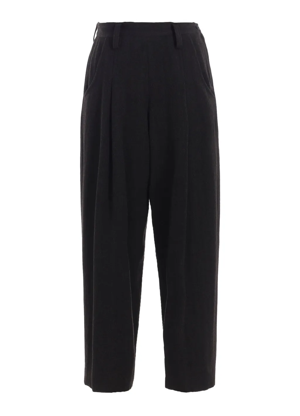 W/Ny Herringbone Single Tuck Pants