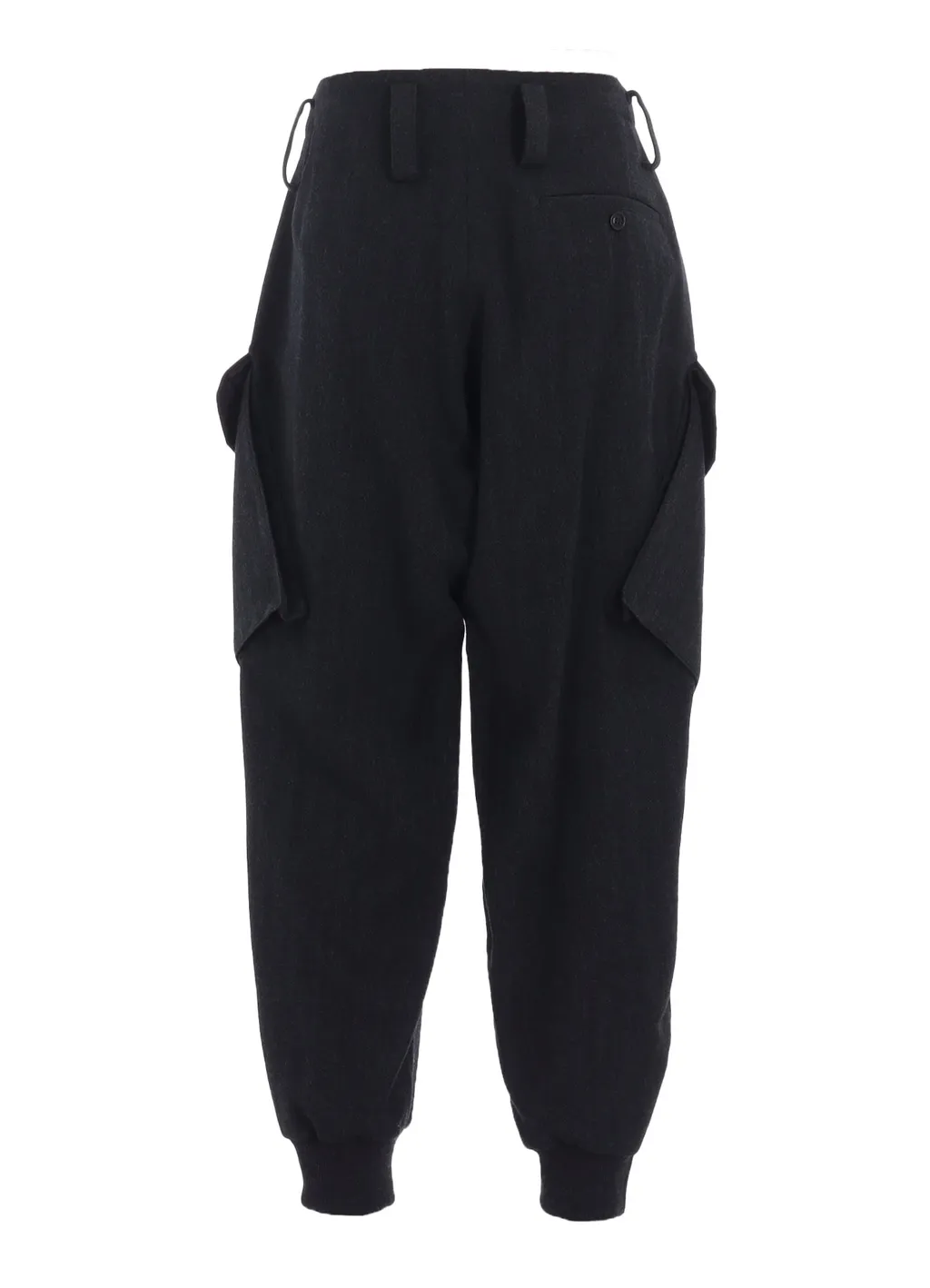 W/Ny Herringbone Rib Hem Pants