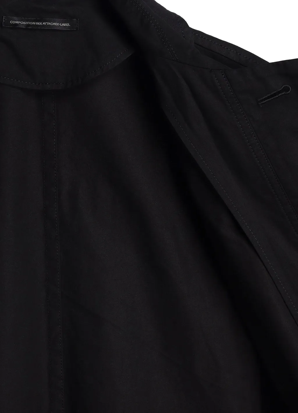 Cotton Twill Garment Dye Turn Over Collar Coat