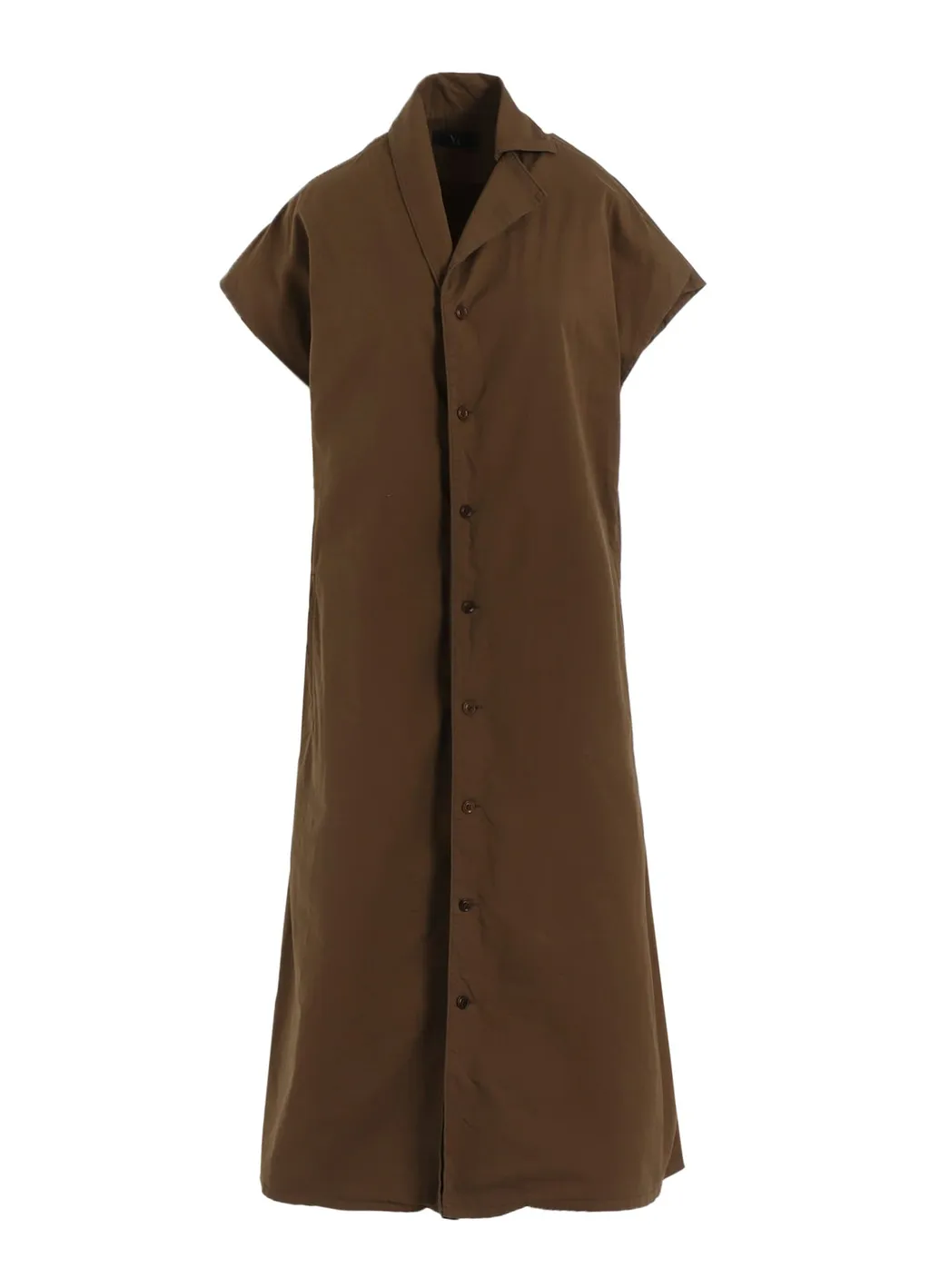 Cotton Twill Garment Dye French Sleeve Dress