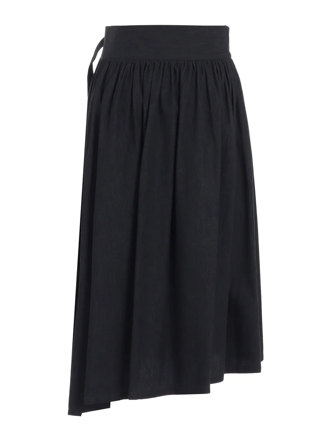 6Oz Denim Garmentfinish Asymmtric Gather Skirt