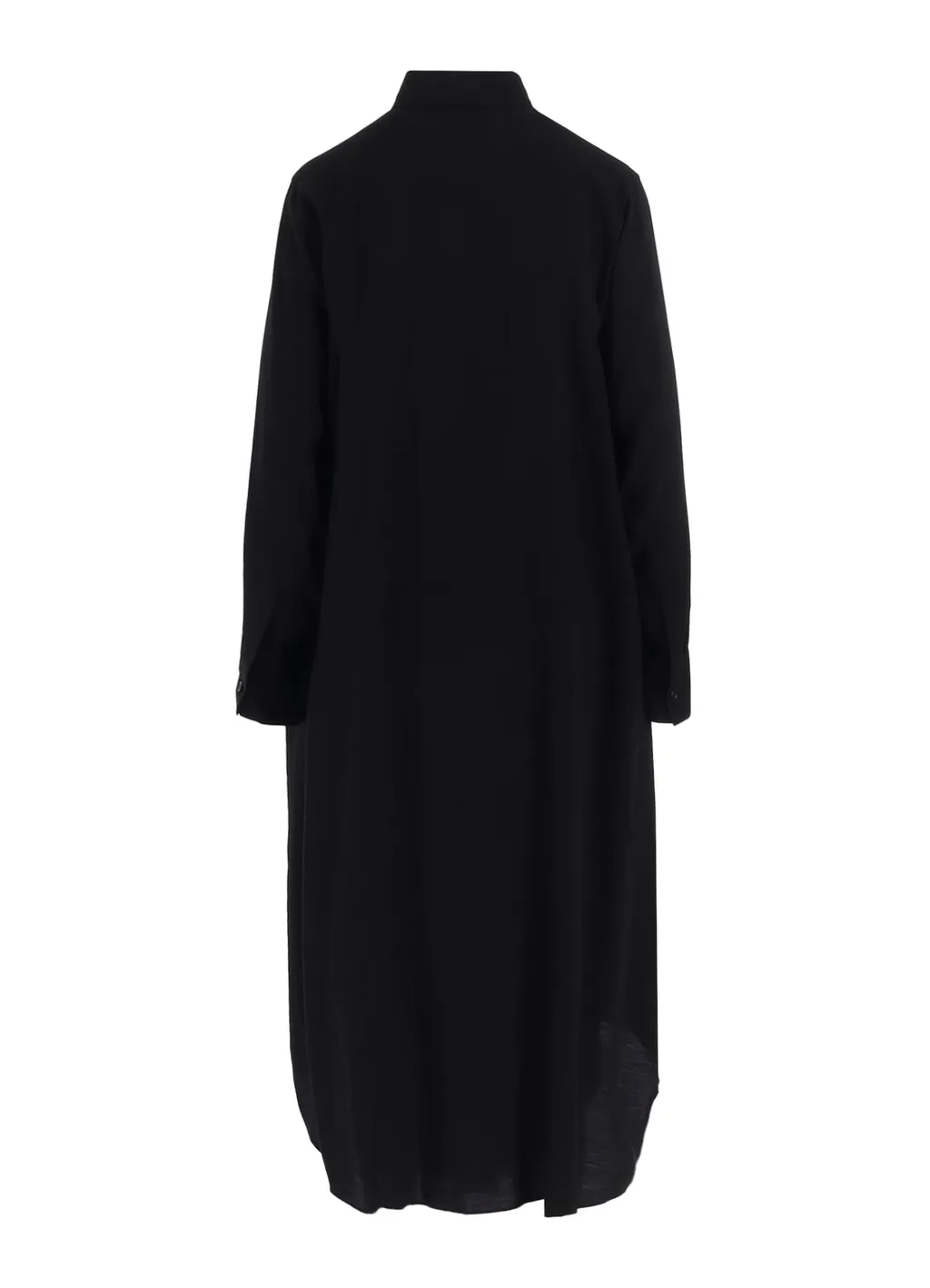 Hard-Twist Serge Cloth Placket Dress