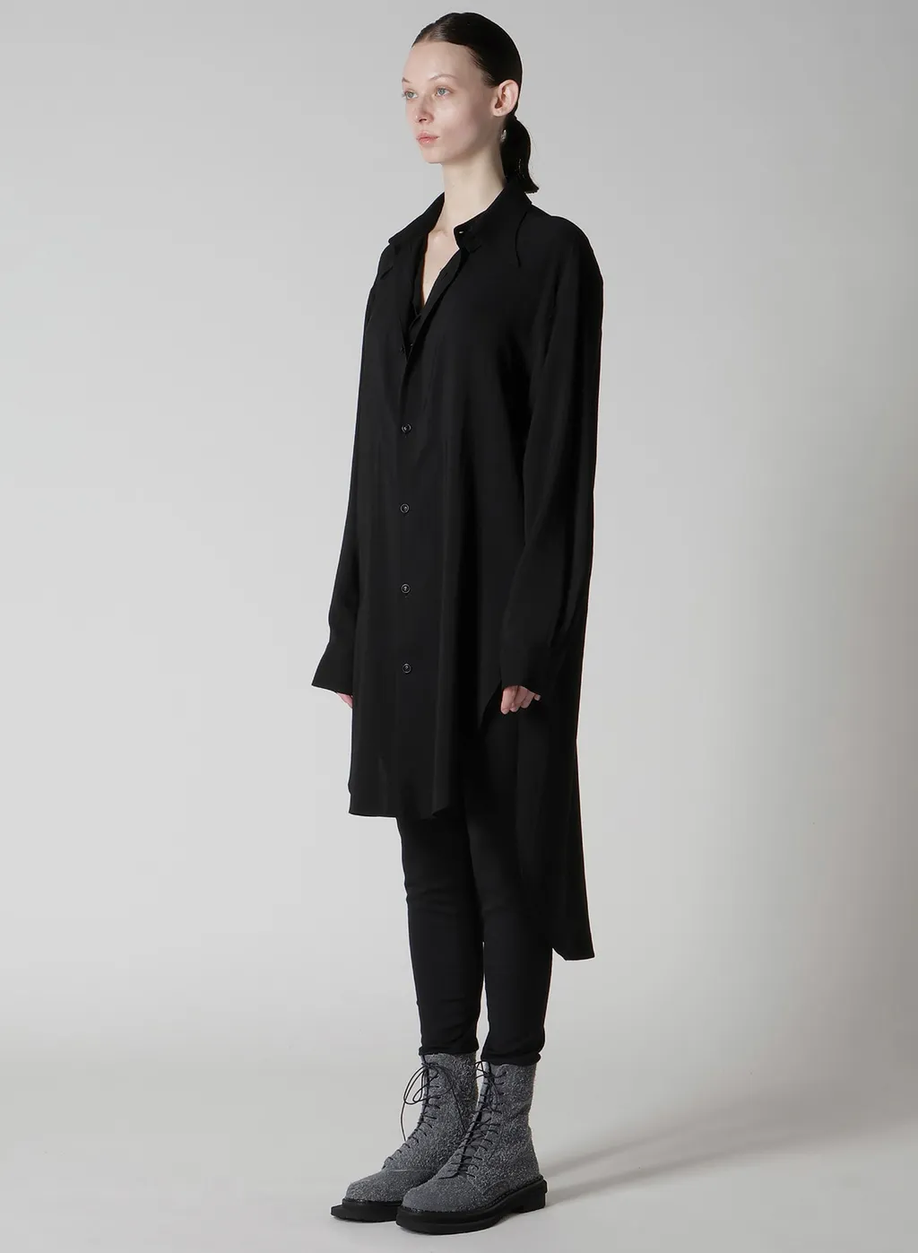 Hard-Twist Sergelayered Front Shirt