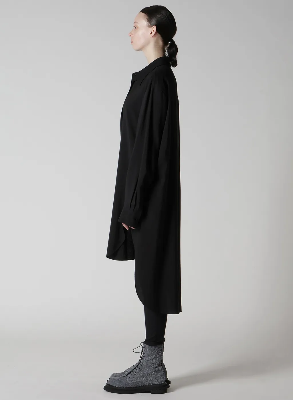 Hard-Twist Sergelayered Front Shirt
