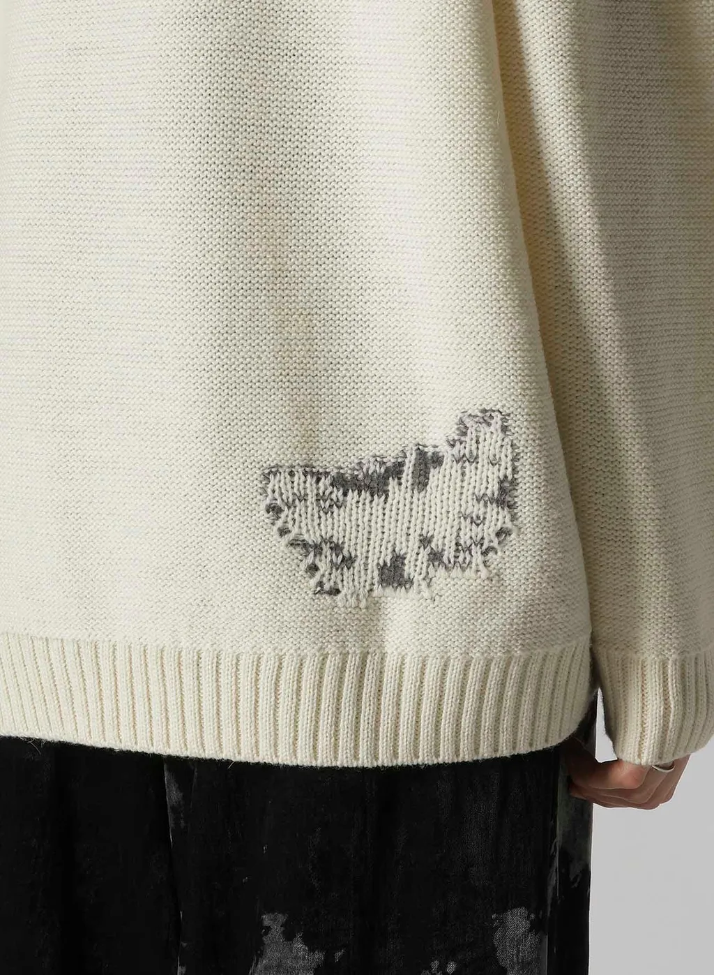 Reversible Intarsia W Jq Pullover