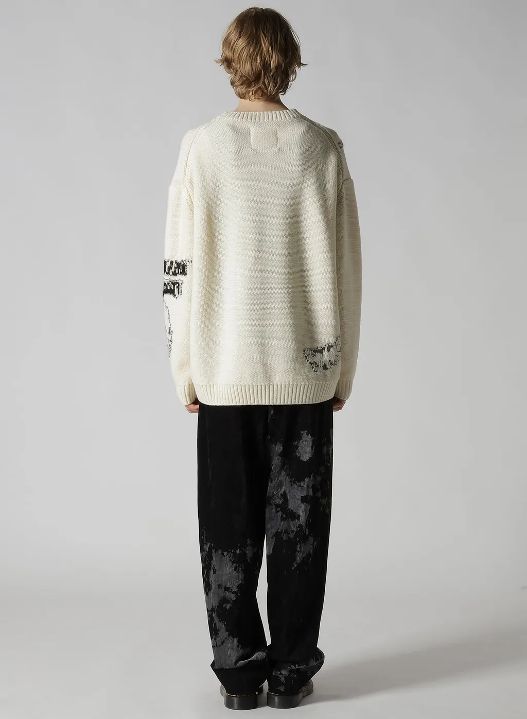Reversible Intarsia W Jq Pullover