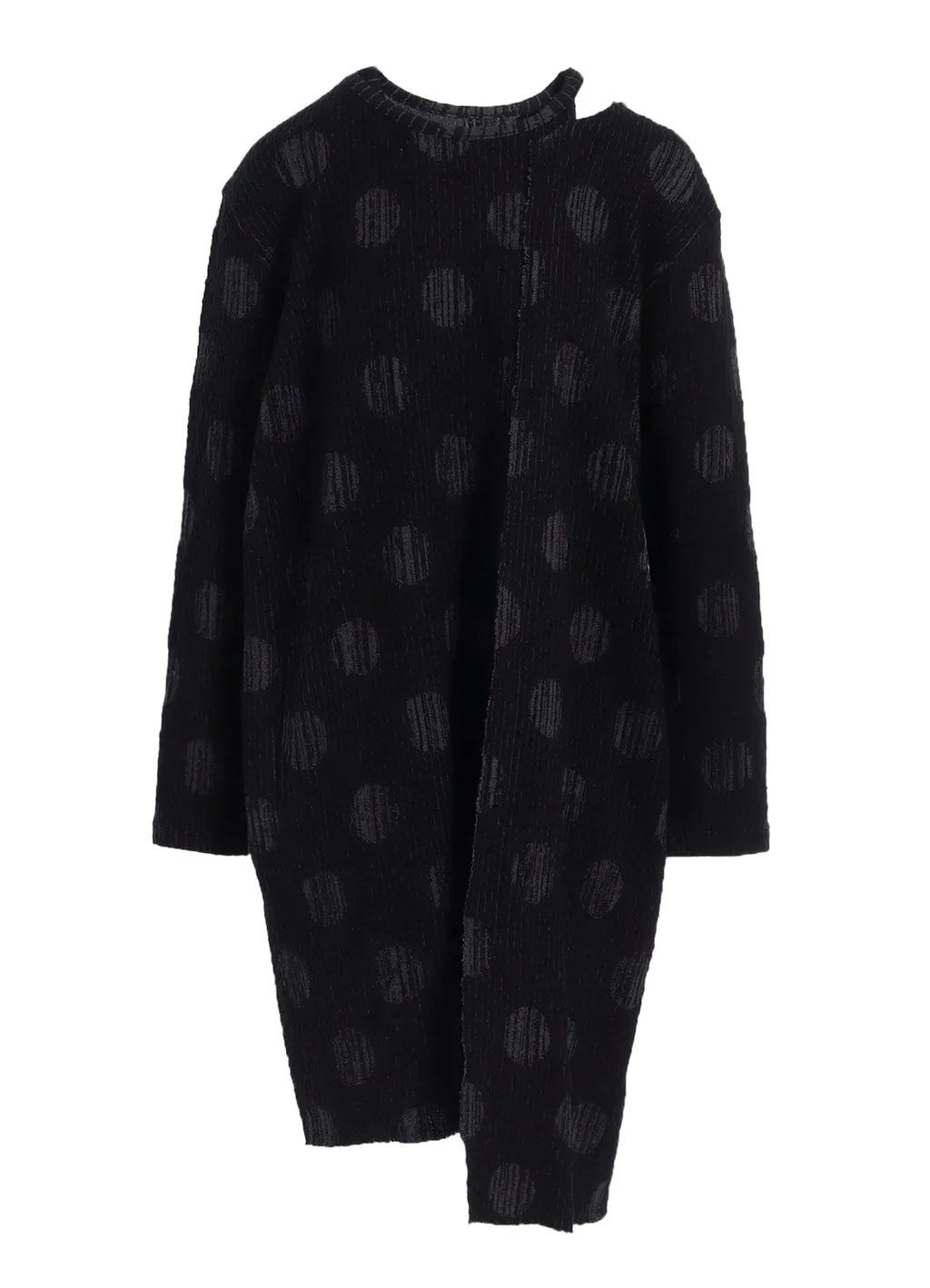 Polka Dot Jq Left Side Slided Long T