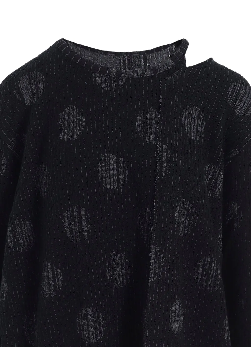 Polka Dot Jq Left Side Slided Long T
