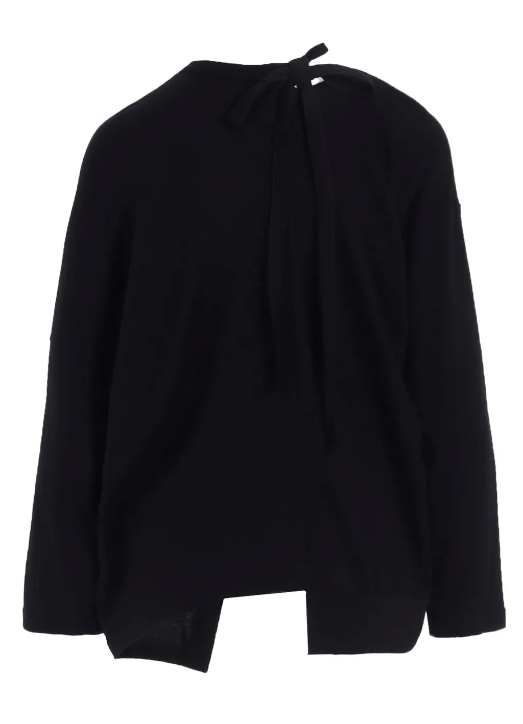Soft Gauze Jersey Asymmetric Drape Cardigan