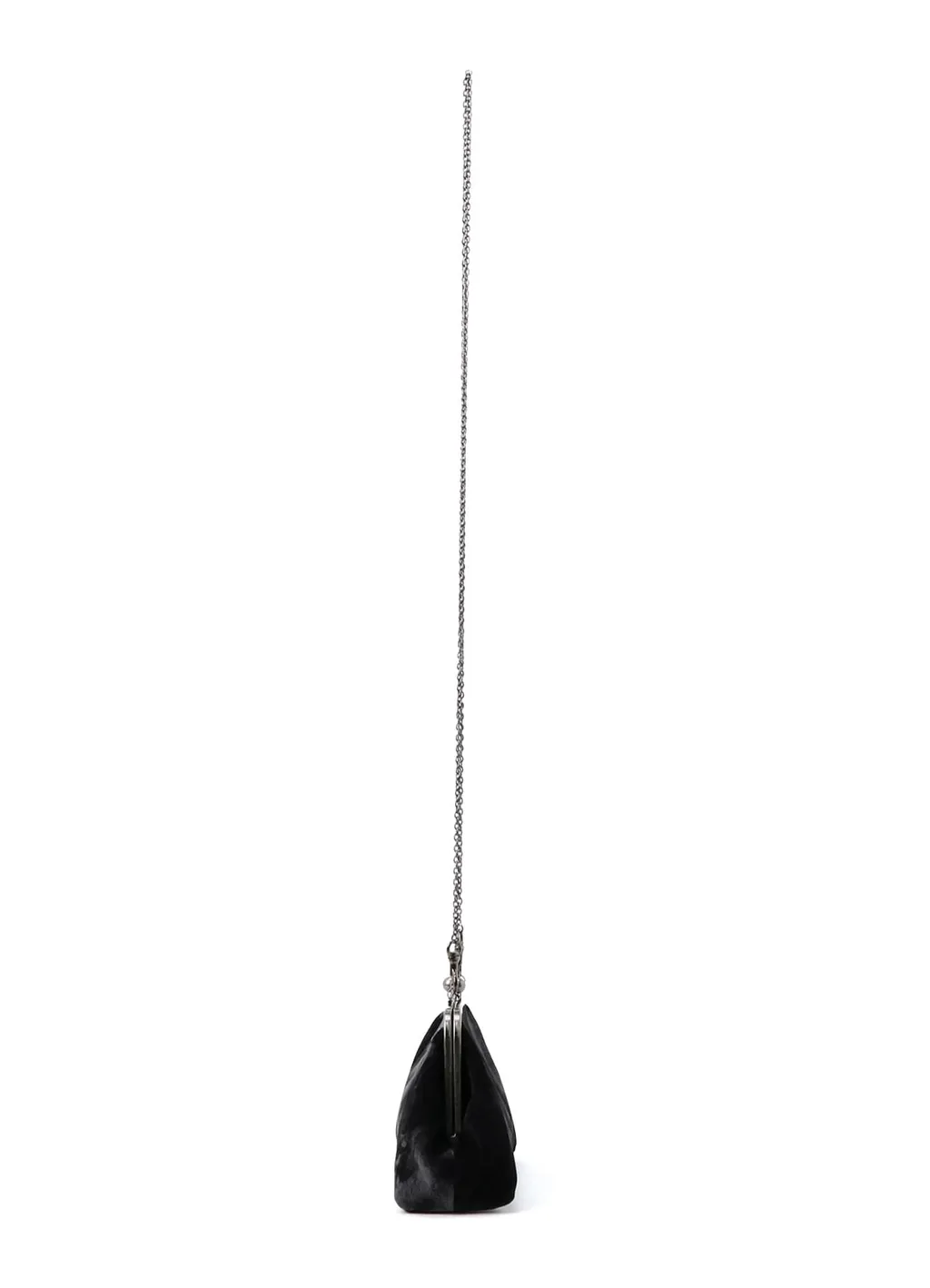 Discharge-Printed Velvet Curvy Bag M
