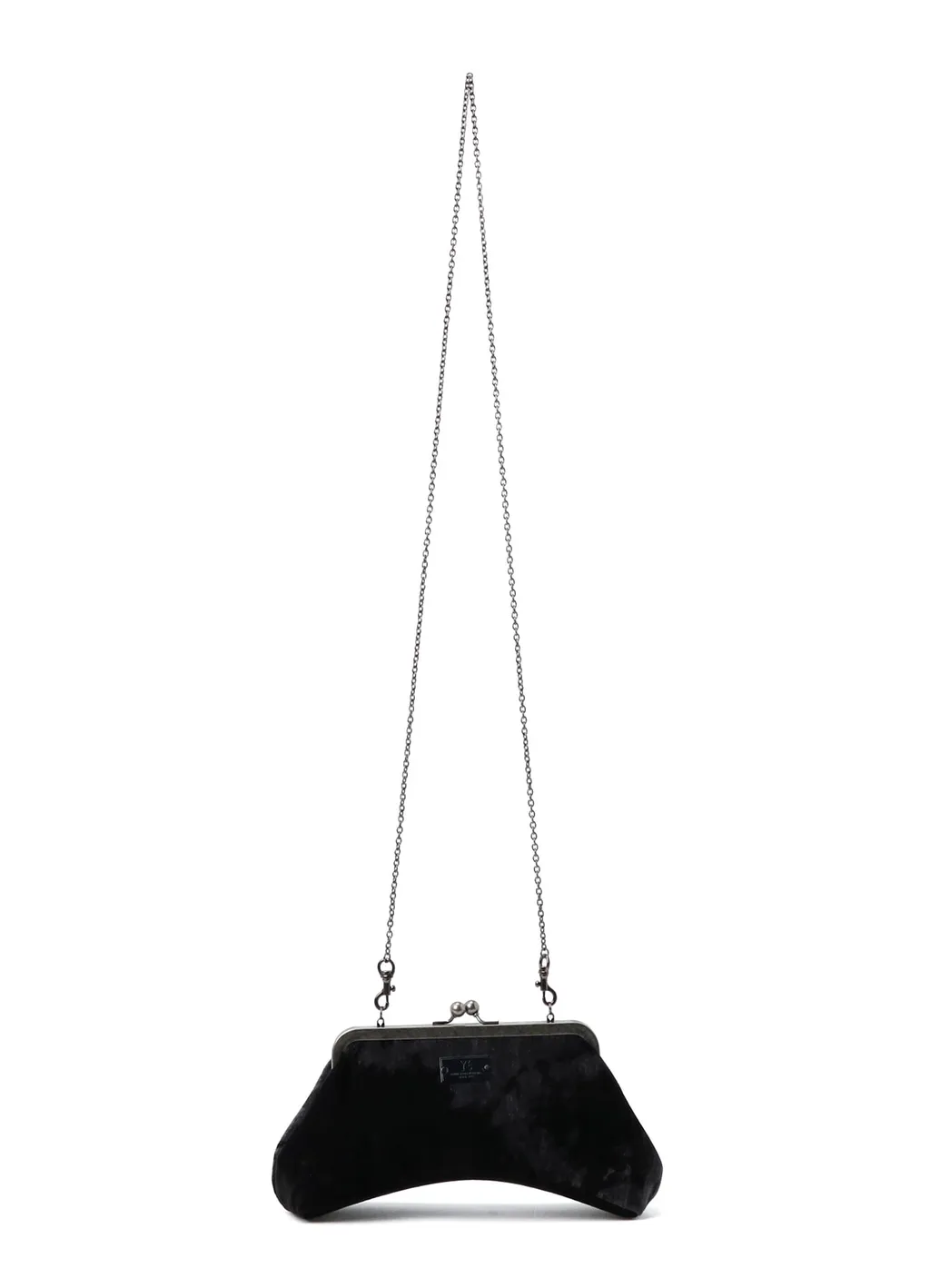 Discharge-Printed Velvet Curvy Bag M