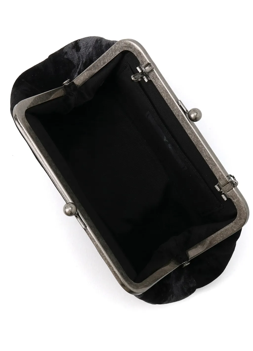 Discharge-Printed Velvet Curvy Bag M