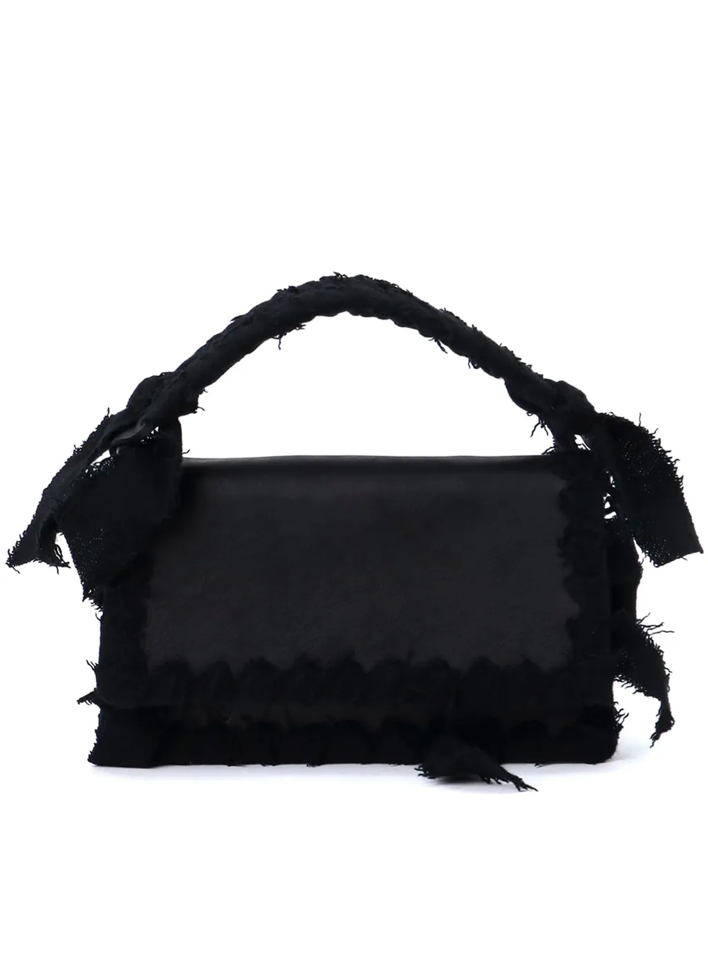 Braided String Leather Shoulder Bag