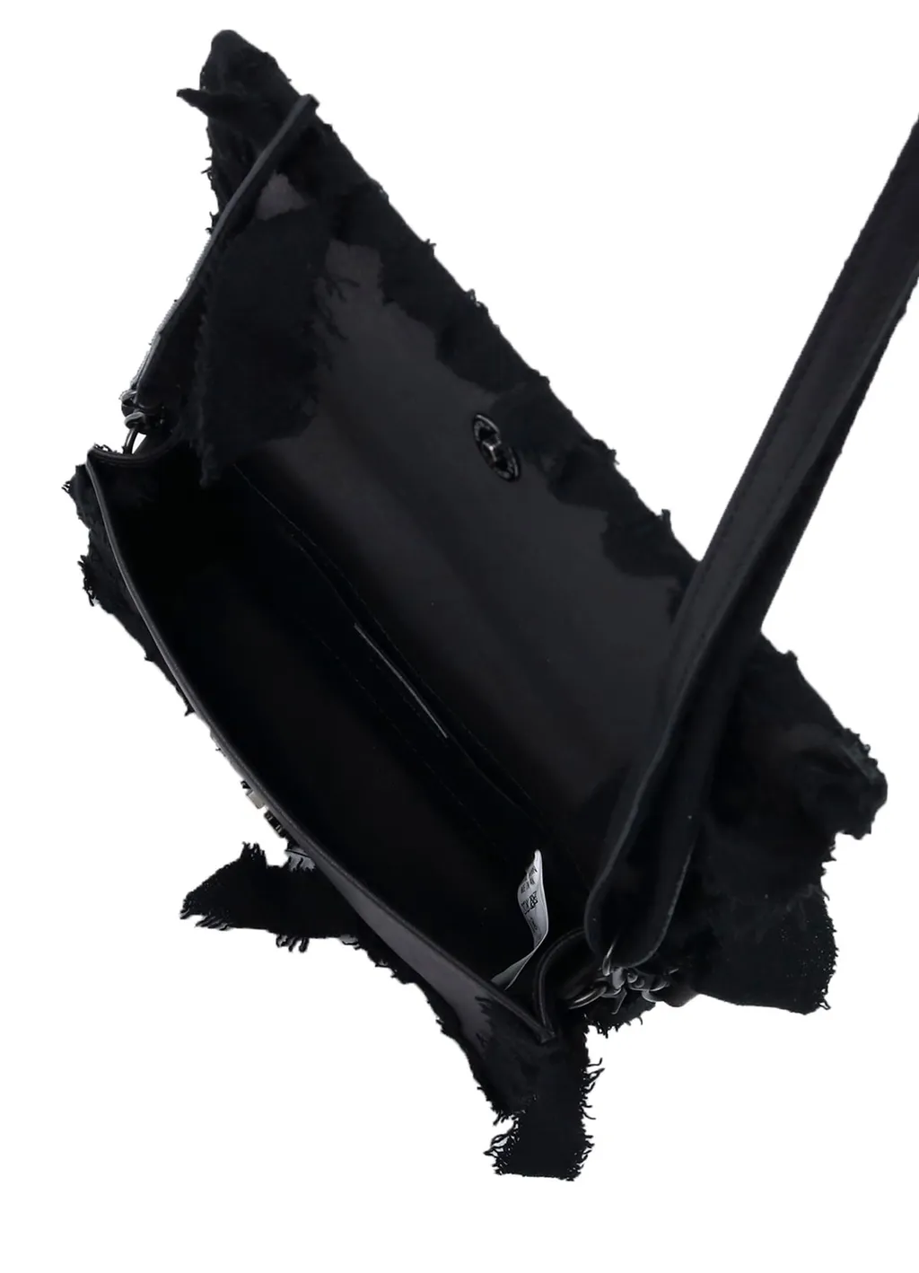 Braided String Leather Shoulder Bag
