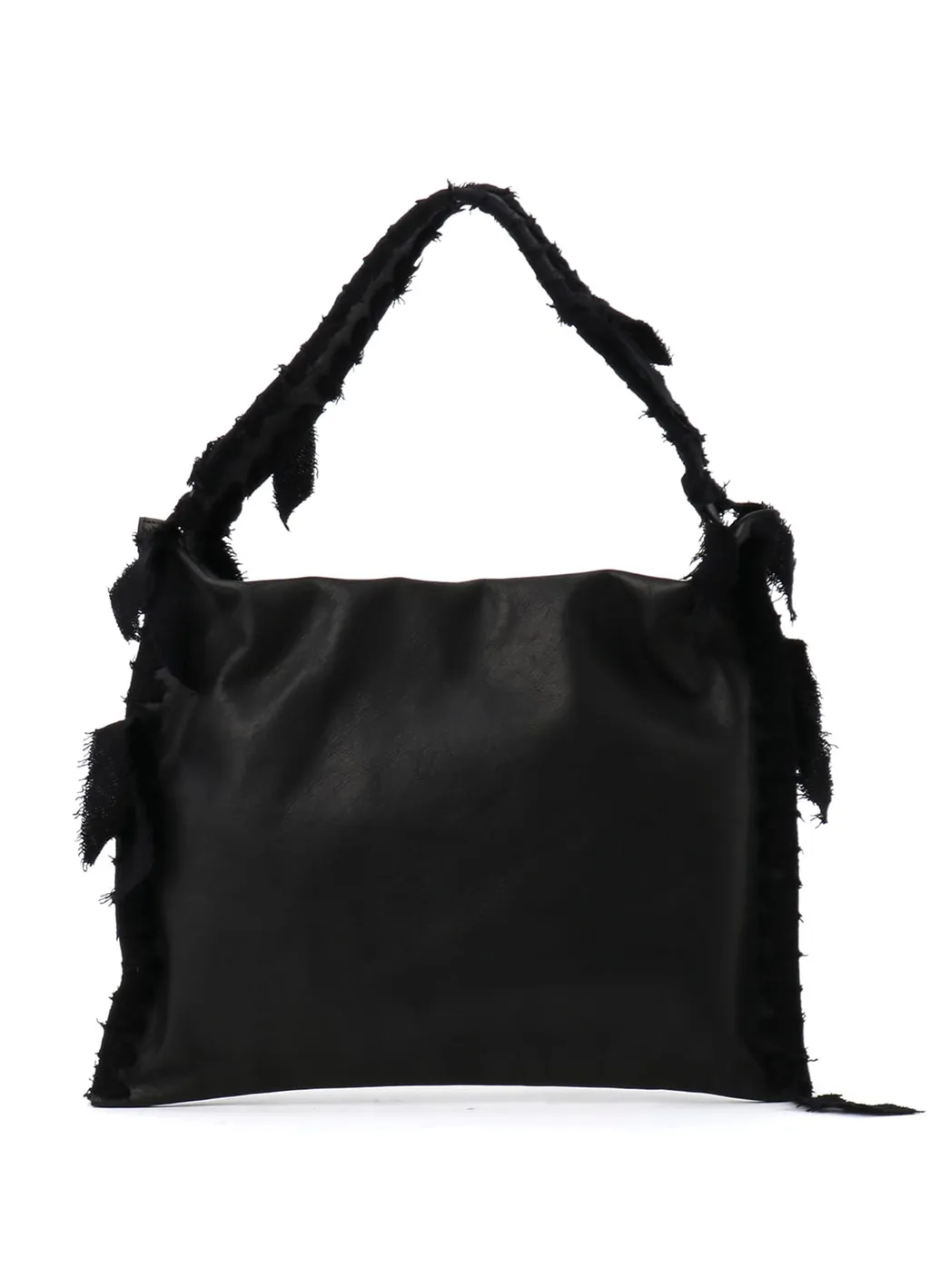 Braided String Leather Tote Bag