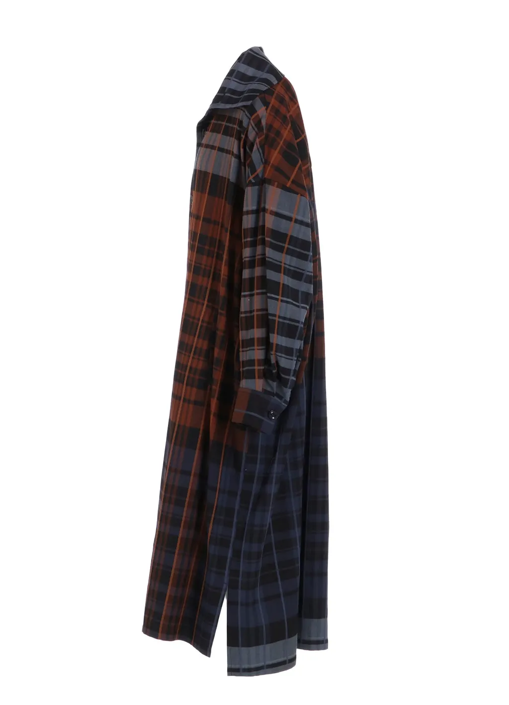 Wool Blend Plaid Dress