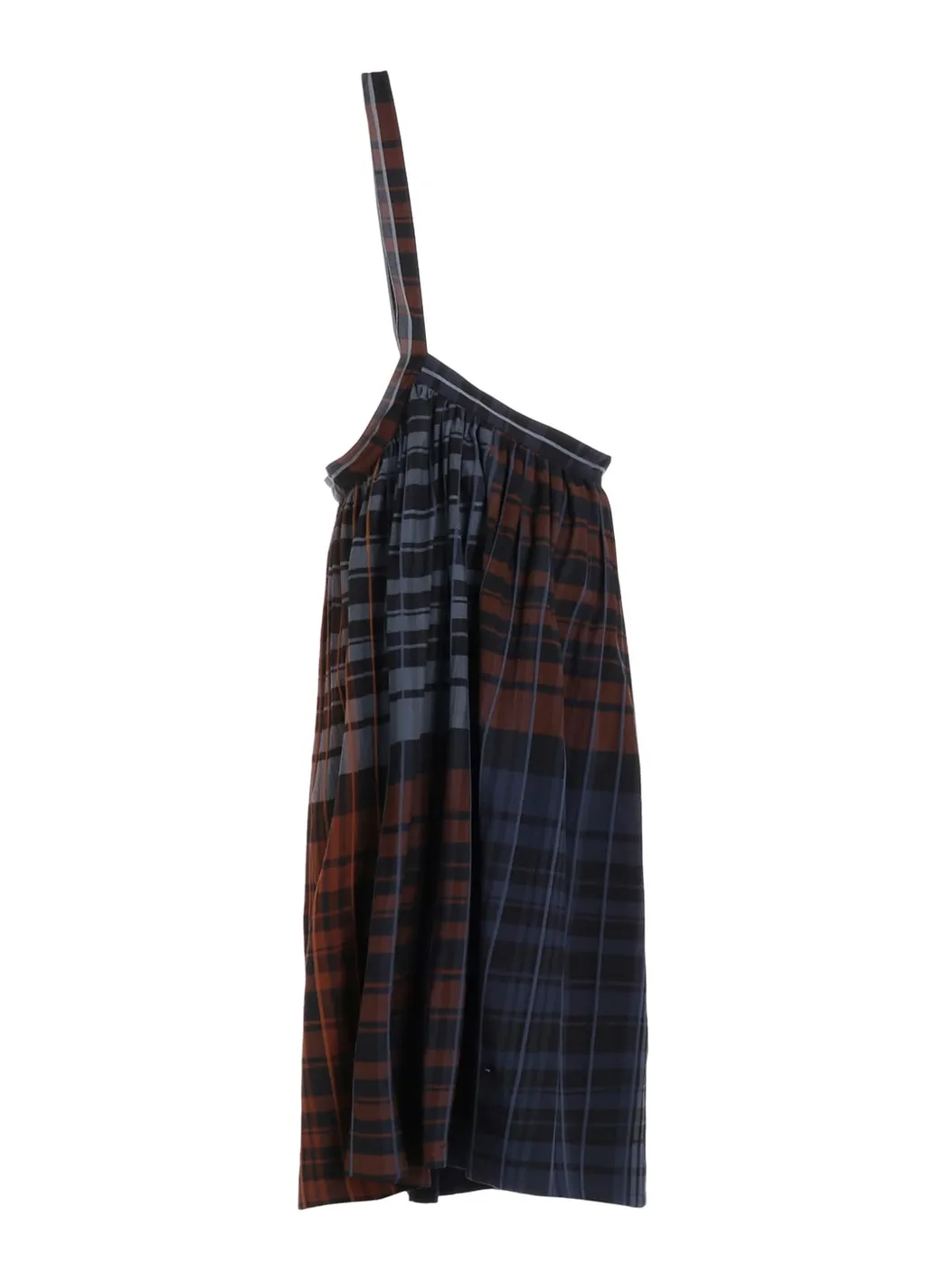 Wool Blend Plaid Skirt
