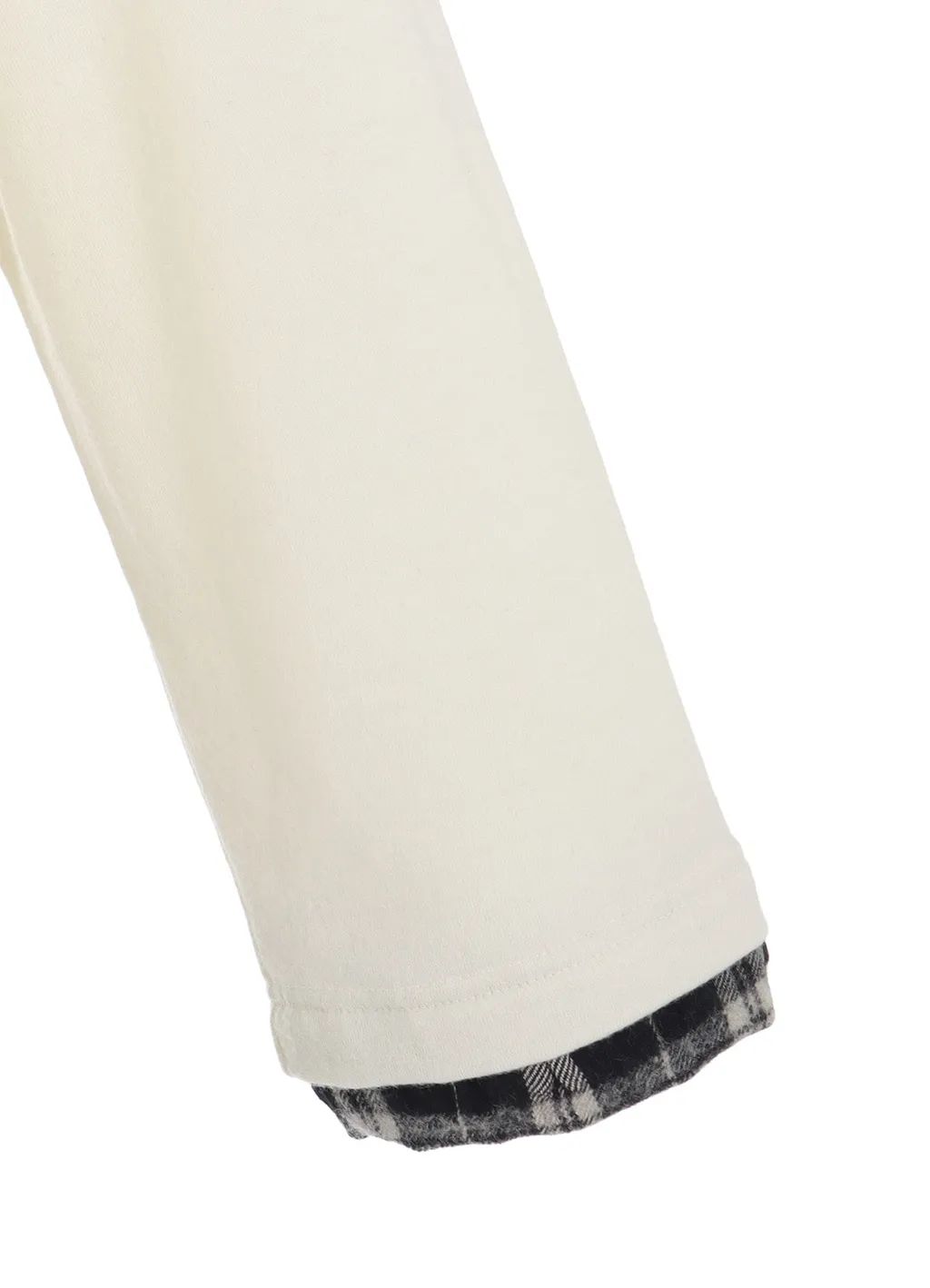 Milled Plaid Wool Short T