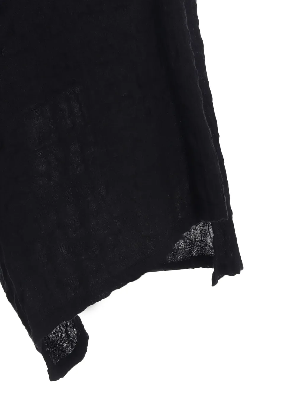 Milled Cotton Wool Plaid Skirt Pants