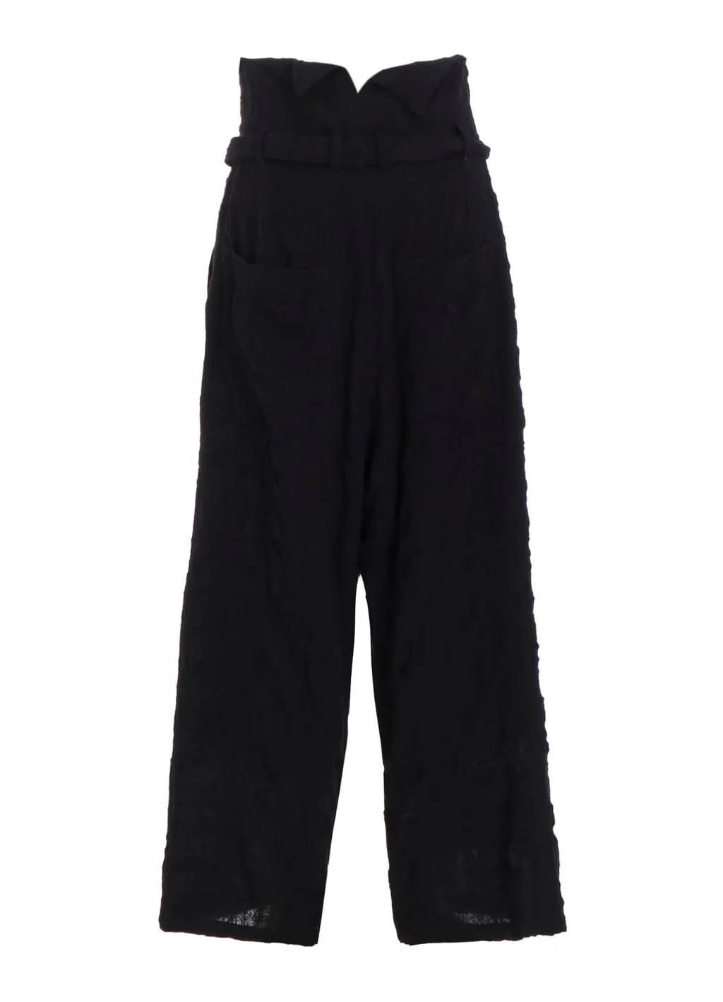 Milled Cotton Wool Plaid Pants