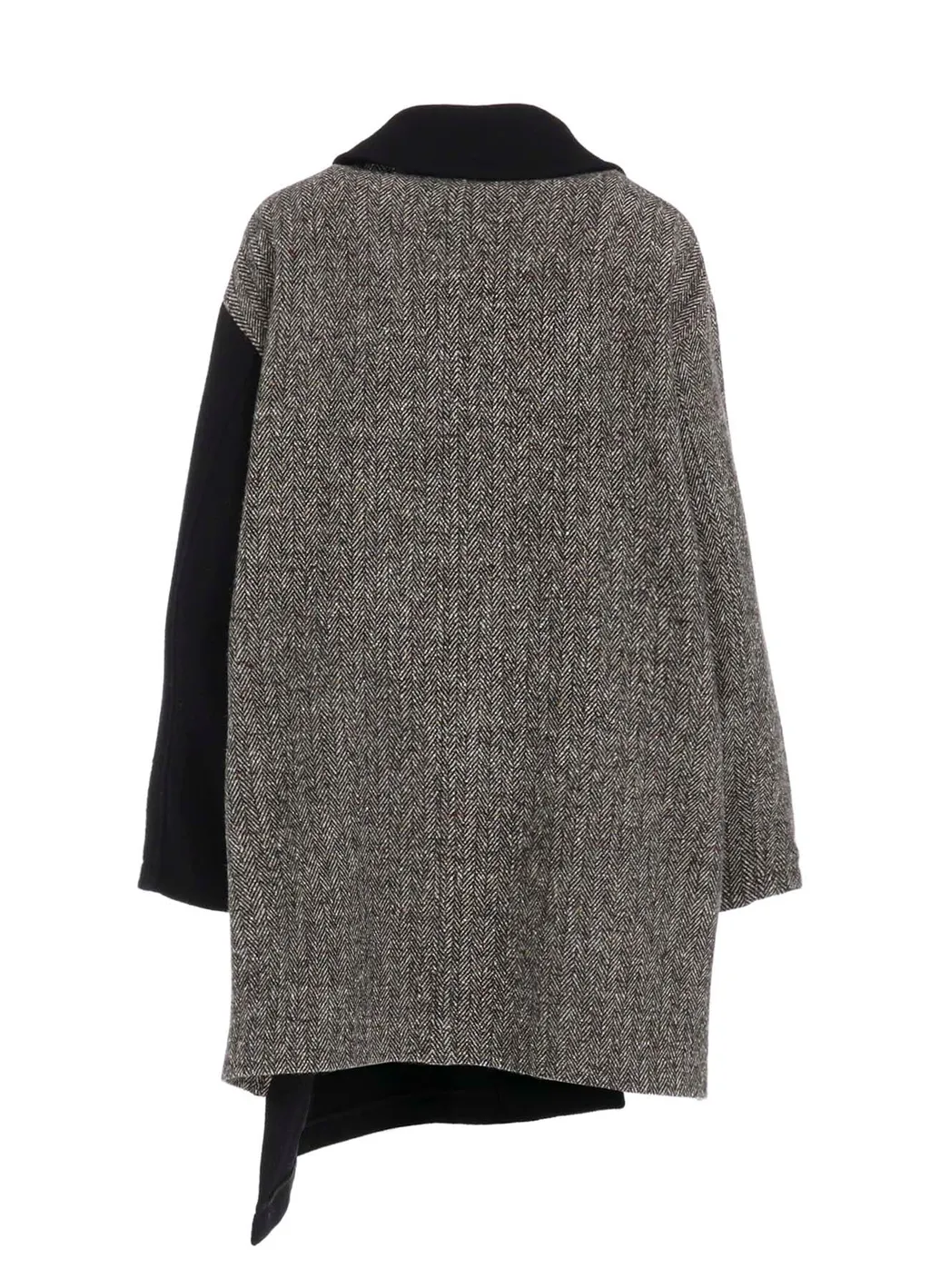 Big Herringbone P Coat