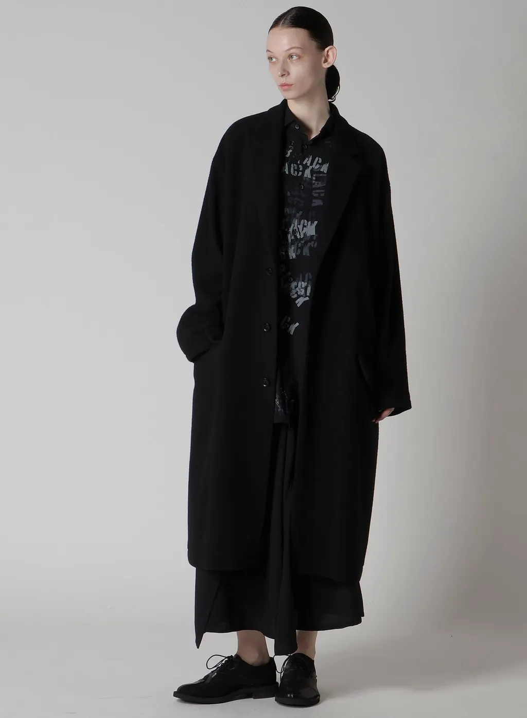 Wool Mosser 3-Button Tailored Coat
