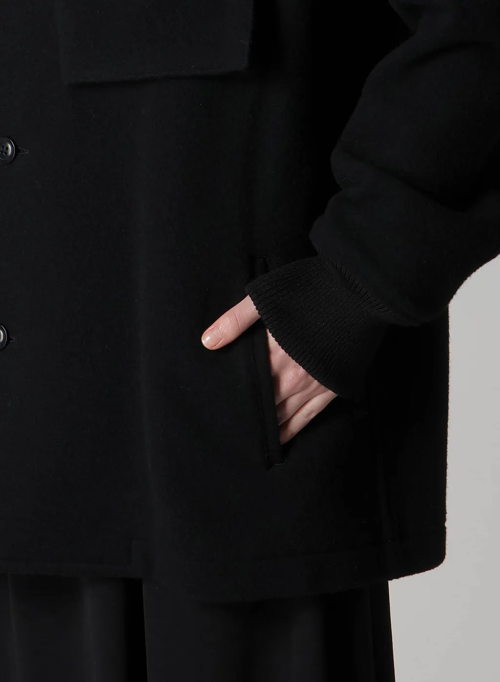 Wool Mosser Left Side Chest Pocket Jacket