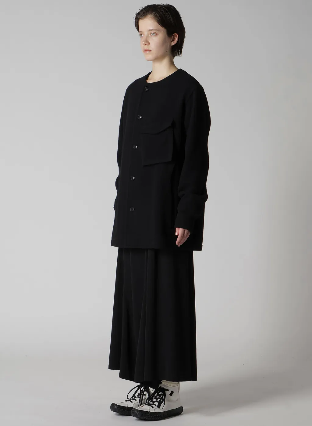 Wool Mosser Left Side Chest Pocket Jacket