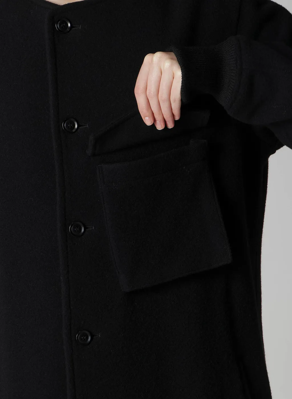 Wool Mosser Left Side Chest Pocket Jacket